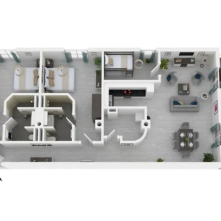 Seeraeuber - Stilvolle 4-zimmer-wohnung Mit Ostbalkon & Platz Fuer 8 Gaeste Apartmán